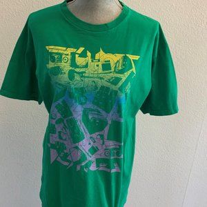 DC Green Music Cotton Tee Shirt Men's Size M